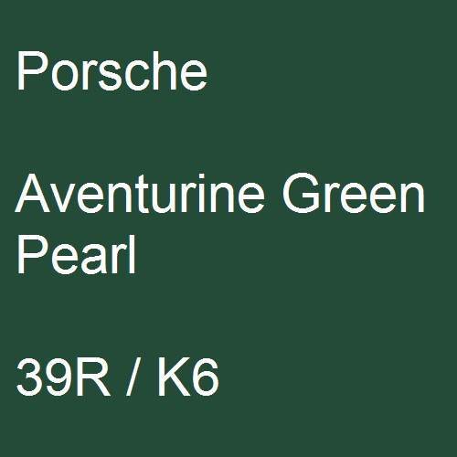 Porsche, Aventurine Green Pearl, 39R / K6.